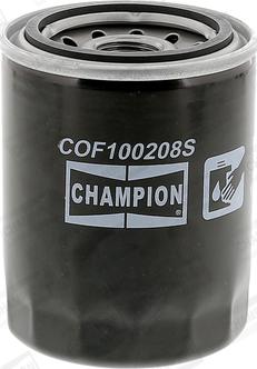 Champion COF100208S - Oil Filter parts5.com