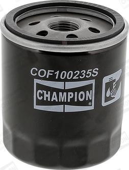 Champion COF100235S - Маслен филтър parts5.com