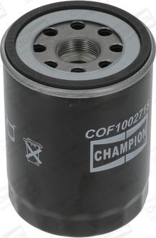 Champion COF100271S - Filtru ulei parts5.com