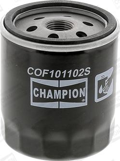 Champion COF101102S - Filtre à huile parts5.com