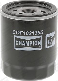 Champion COF102138S - Oil Filter parts5.com