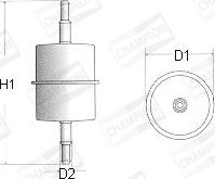 Champion L101/606 - Filter goriva parts5.com