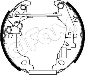 Cifam 151-146 - Set saboti frana parts5.com