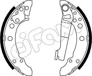 Cifam 153-465 - Комплект тормозных колодок, барабанные parts5.com