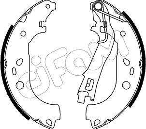 Cifam 153-099 - Set saboti frana parts5.com