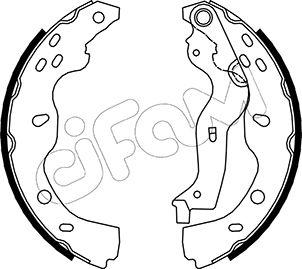 Cifam 153-096 - Set saboti frana parts5.com