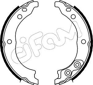 Cifam 153-089 - Bremsbackensatz, Feststellbremse parts5.com