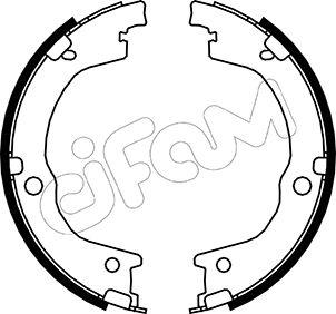 Cifam 153-230 - Set saboti frana, frana de mana parts5.com