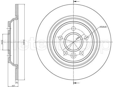 Cifam 800-992C - Brake Disc parts5.com