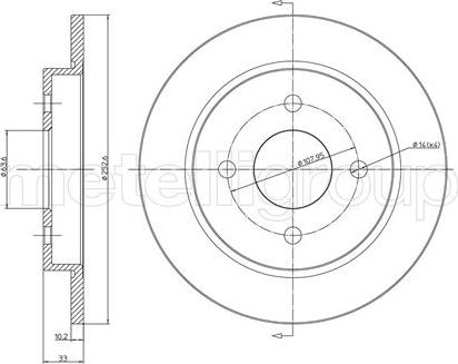 Cifam 800-542C - Disc frana parts5.com