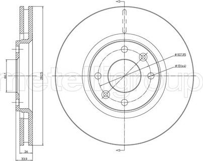 Cifam 800-566C - Zavorni kolut parts5.com