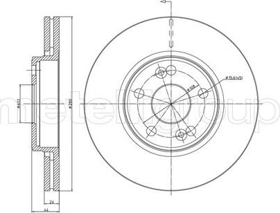 Cifam 800-533 - Δισκόπλακα parts5.com