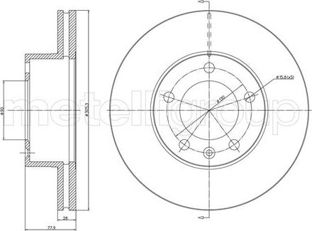 Cifam 800-532C - Zavorni kolut parts5.com