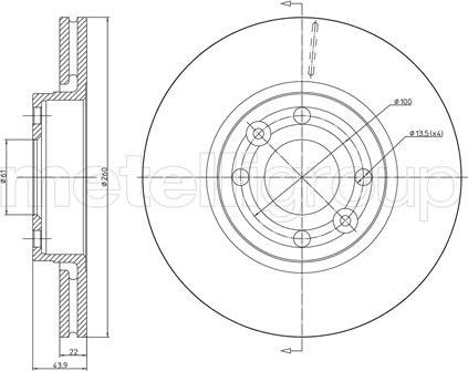 Cifam 800-641C - Disc frana parts5.com