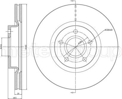 Cifam 800-687C - Спирачен диск parts5.com