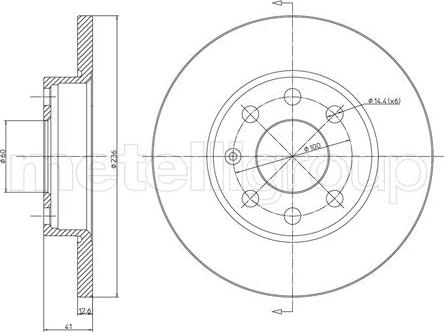 Cifam 800-080 - Zavorni kolut parts5.com