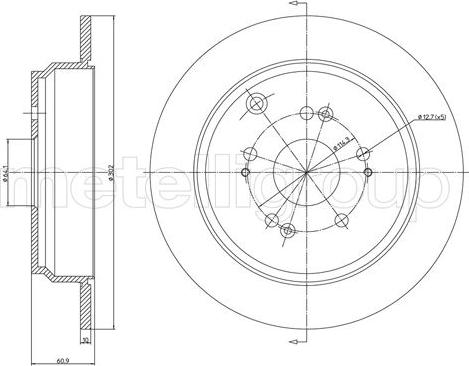 Herth+Buss Jakoparts J3314034 - Тормозной диск parts5.com