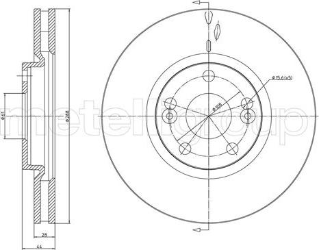 Cifam 800-1130 - Δισκόπλακα parts5.com