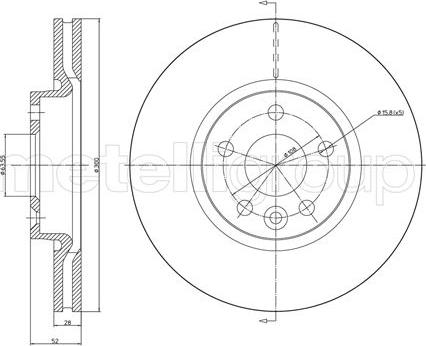 Cifam 800-896C - Bremsscheibe parts5.com