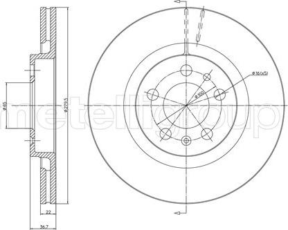 Cifam 800-391C - Disc frana parts5.com