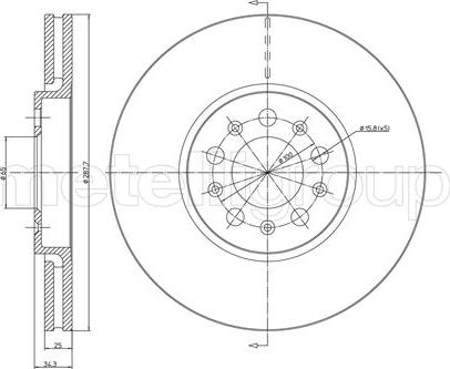 Cifam 800-365C - Disc frana parts5.com