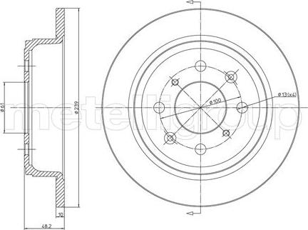 Cifam 800-267 - Disc frana parts5.com