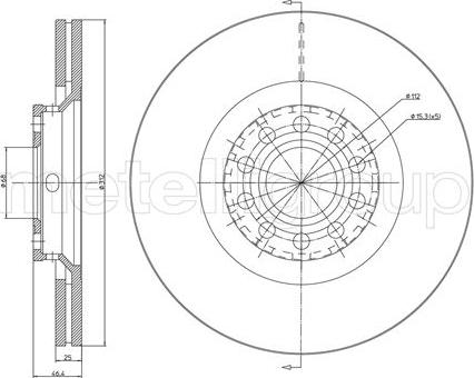 Cifam 800-726C - Disc frana parts5.com