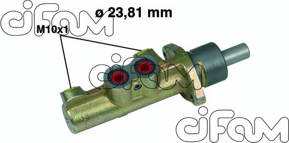 Cifam 202-411 - Maître-cylindre de frein parts5.com