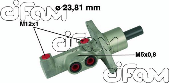 Cifam 202-475 - Hlavný brzdový válec parts5.com