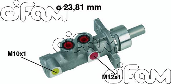 Cifam 202-358 - Glavni kočni cilindar parts5.com