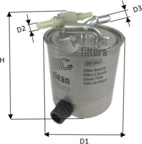 Clean Filters DN1959 - Fuel filter parts5.com