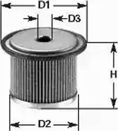 Clean Filters MG 096 - Filtru combustibil parts5.com