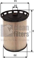 Clean Filters MG3633 - Fuel filter parts5.com