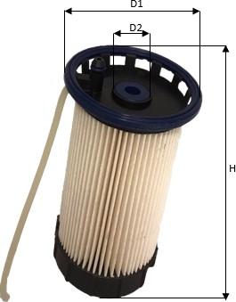 Clean Filters MG3621 - Filtru combustibil parts5.com