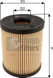 Clean Filters ML4568 - Oil Filter parts5.com