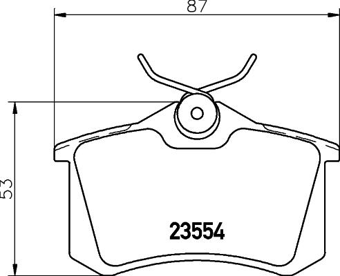 VW 8E0 698 451 AA - Jarrupala, levyjarru parts5.com