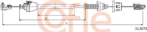 Cofle 92.11.0272 - Accelerator Cable parts5.com