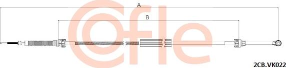 Cofle 92.2CB.VK022 - Въжен механизъм, ръчна трансмисия parts5.com