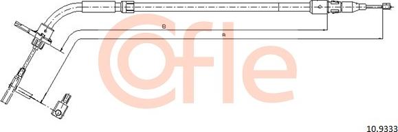 Cofle 92.10.9333 - Seilzug, Feststellbremse parts5.com