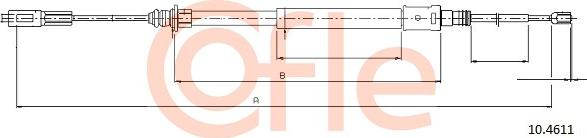 Cofle 92.10.4611 - Zicovod,rocna zavora parts5.com