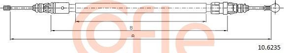 Cofle 10.6235 - Zicovod,rocna zavora parts5.com