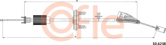 Cofle 92106238 - Zicovod,rocna zavora parts5.com