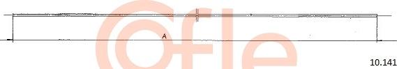 Cofle 10.141 - Cablu acceleratie parts5.com