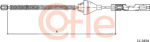 Cofle 11.5454 - Zicovod,rocna zavora parts5.com