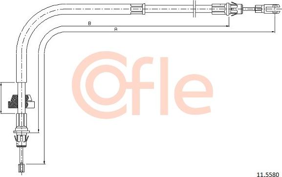 Cofle 92115580 - Cable, parking brake parts5.com