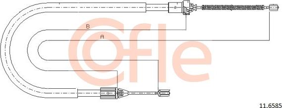 Cofle 92.11.6585 - Zicovod,rocna zavora parts5.com