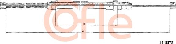 Cofle 11.6673 - Zicovod,rocna zavora parts5.com