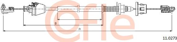 Cofle 11.0273 - Kaasuvaijeri parts5.com