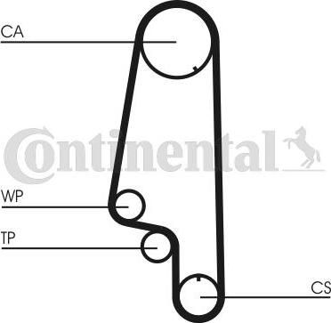 Continental CTAM CT847 - Correa dentada parts5.com