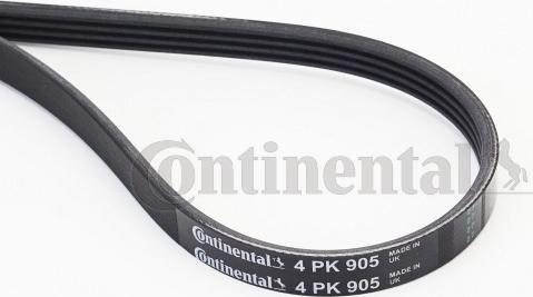 Continental CTAM 4PK905 - Klinasti rebrasti remen parts5.com